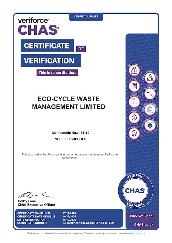 CHAS Certificate